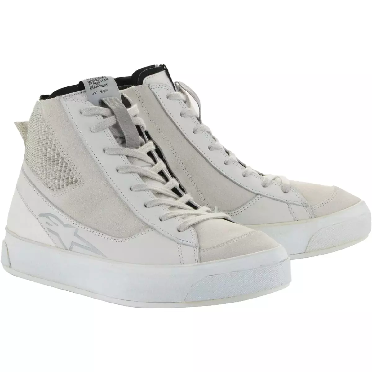 Baskets Femme Alpinestars Stella Stated Podium Blanc Gris - Baskets Moto Femme