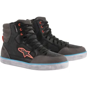 Baskets J-6 WP ALPINESTARS Noir/Orange/Bleu - MAXXESS.FR, Baskets moto