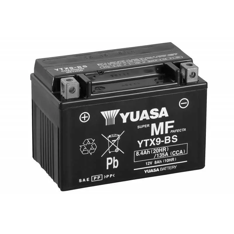 BATTERIE YUASA AGM YTX9-BS  1209Y