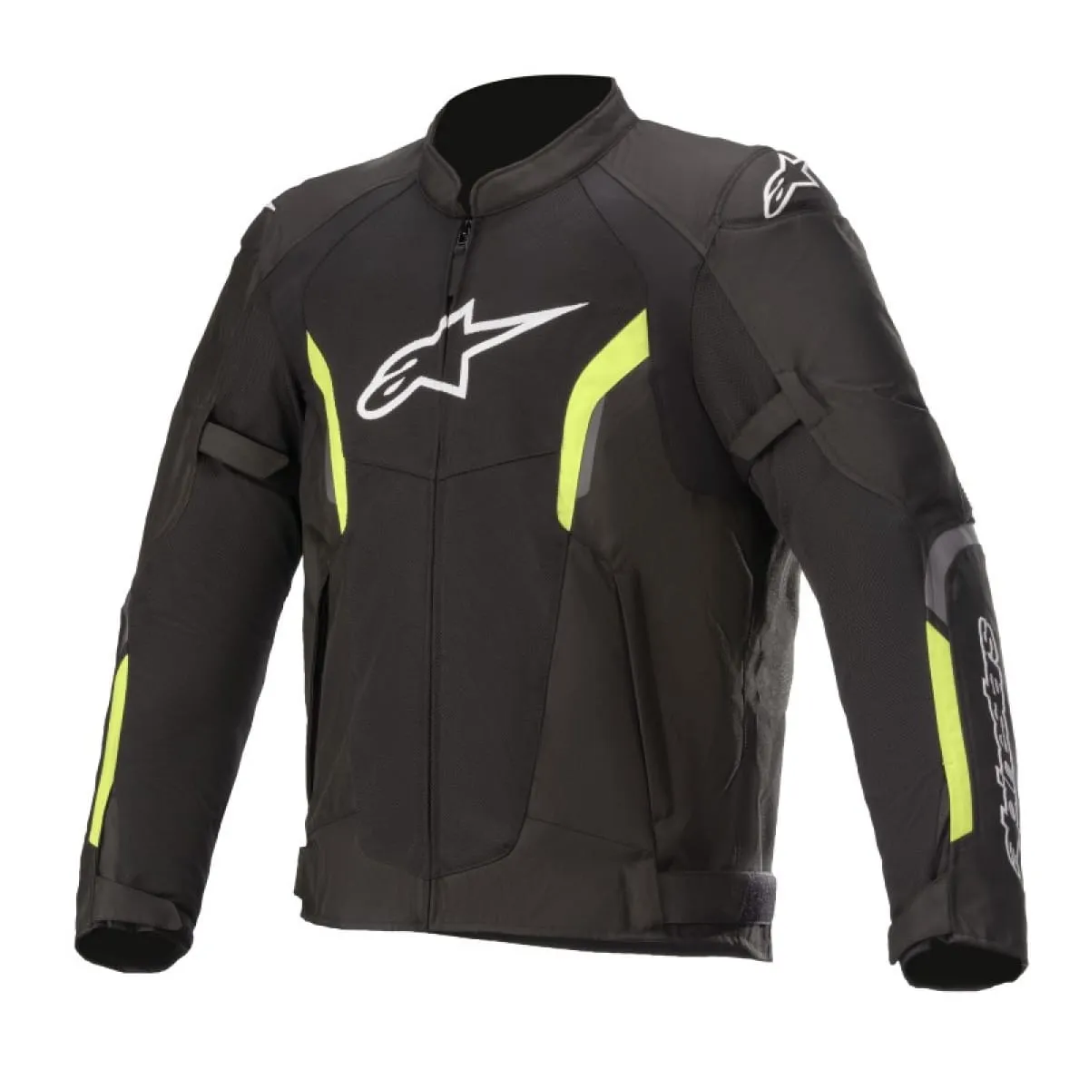 Blouson Alpinestars Ast V2 Air Noir Jaune Fluo - Blouson Moto Textile