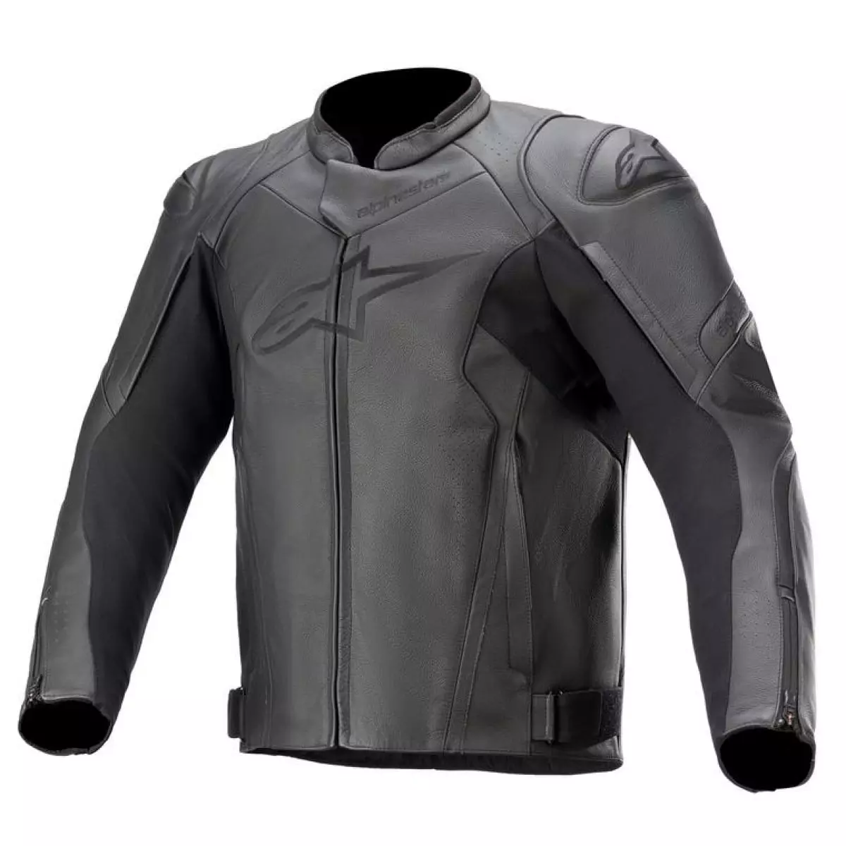 Blouson Alpinestars Faster V2 Leather Noir - Blouson Moto Cuir