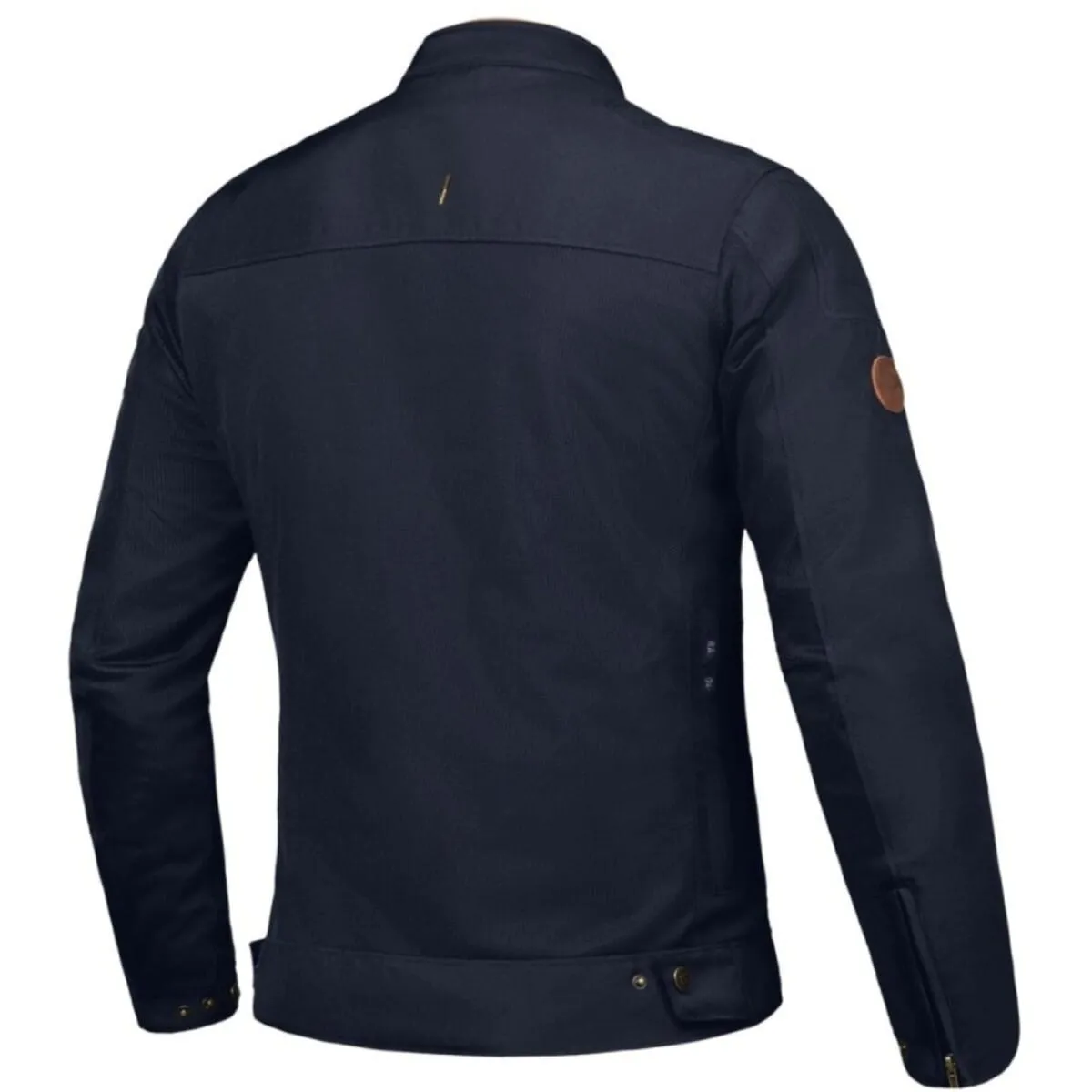 Blouson Ixon Cornet Navy Marron - Blouson Moto Textile