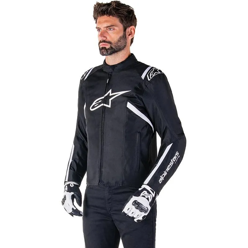 Blouson T-SPS V2 WP ALPINESTARS noir/blanc - MAXXESS.FR, Blouson moto textile
