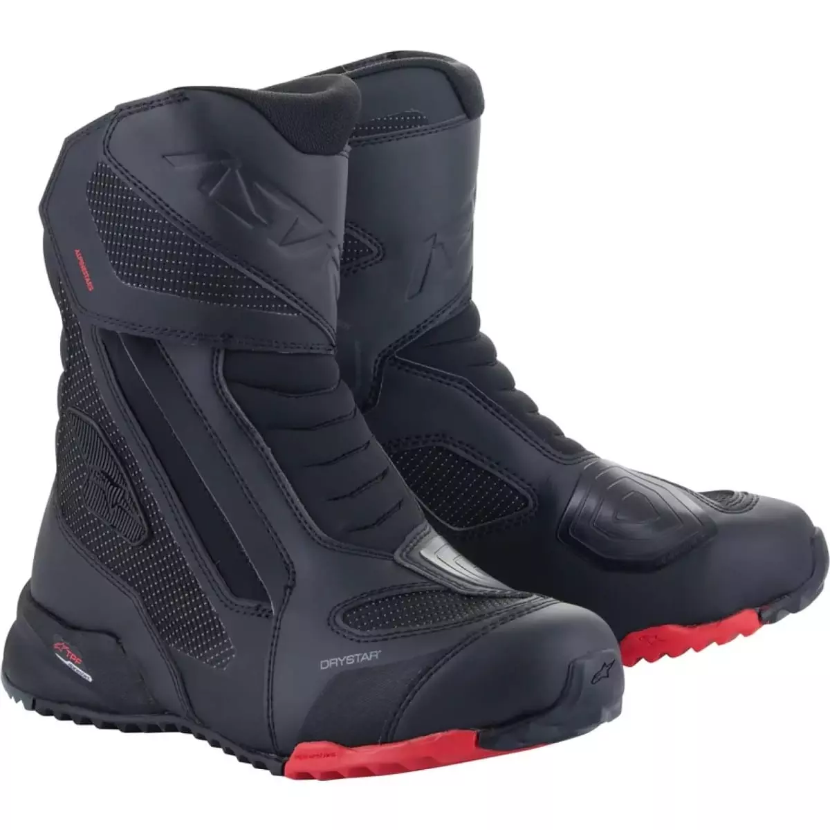 Bottes Alpinestars RT-7 Drystar Noir Rouge - Bottes Moto