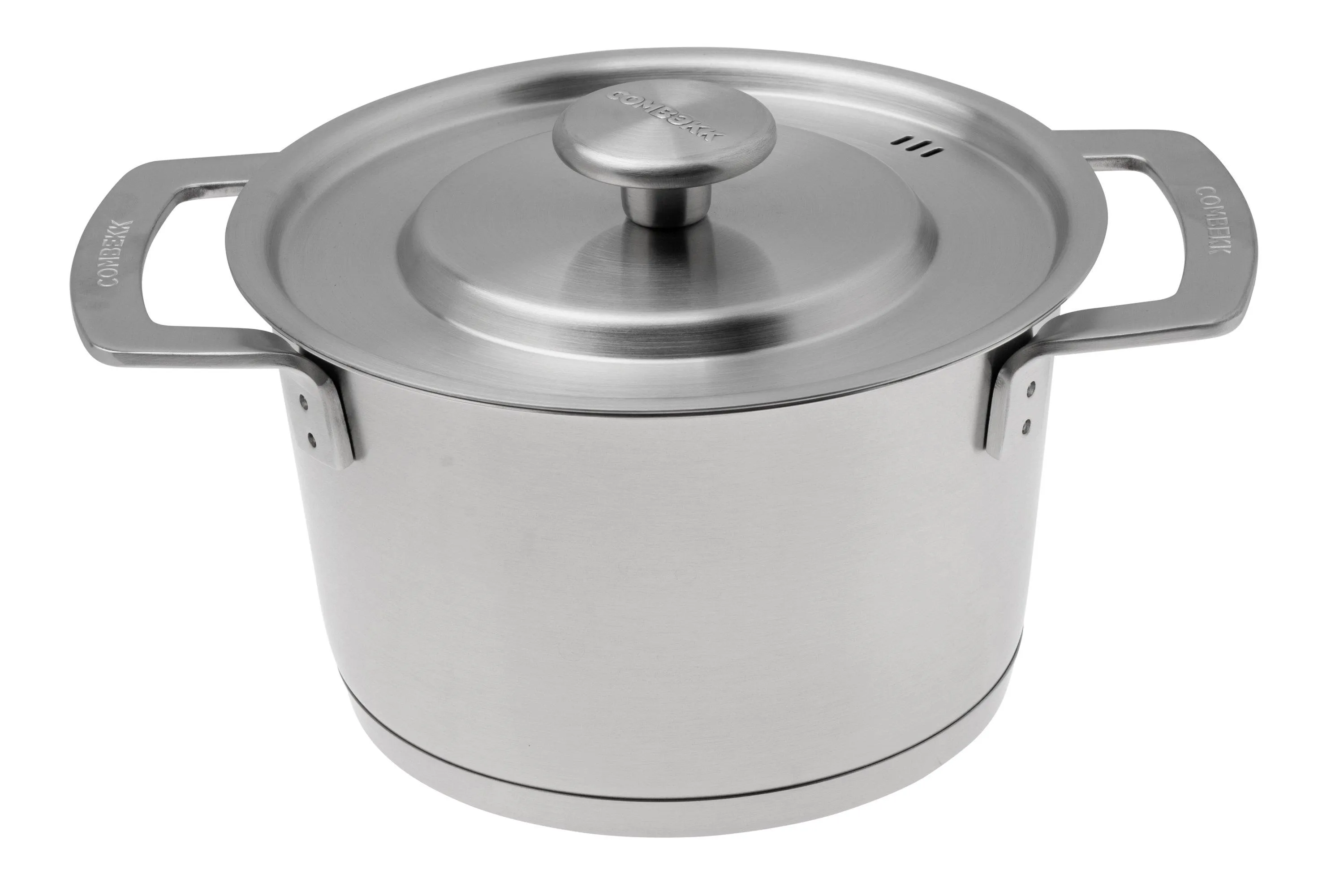 Combekk S-S 151102 Recycled Stainless Steel, marmite avec couvercle, 16 cm, 1,7L