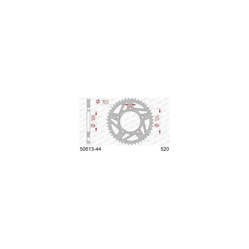 Couronne AFAM 39 dents acier pas 520 type 50613