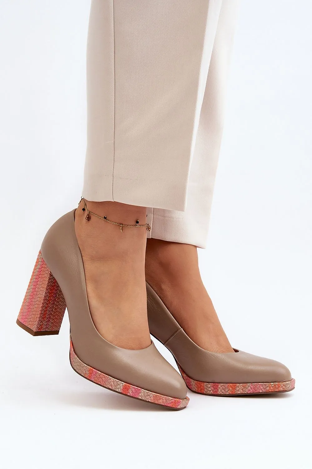 Escarpins talon large Step in style (192298)