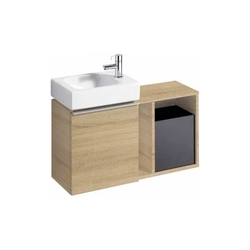 Geberit Elém. latéral iCon xs 370x400x245, chêne