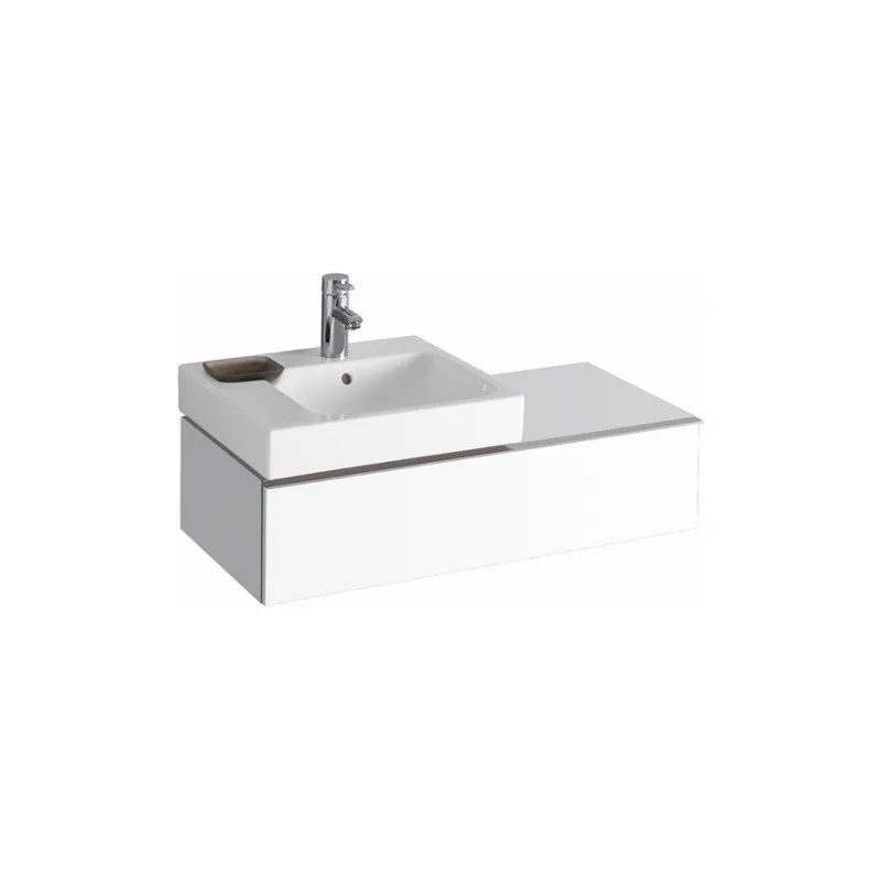 Geberit Meuble sous lavabo iCon 890mm, alpin mat, déc. gauche