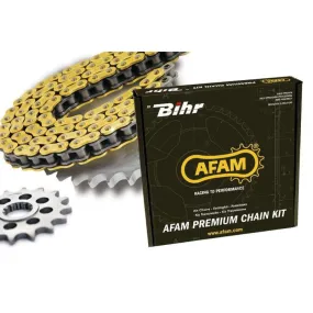 Kit chaîne AFAM 525XMR3 15/40 standard - couronne standard