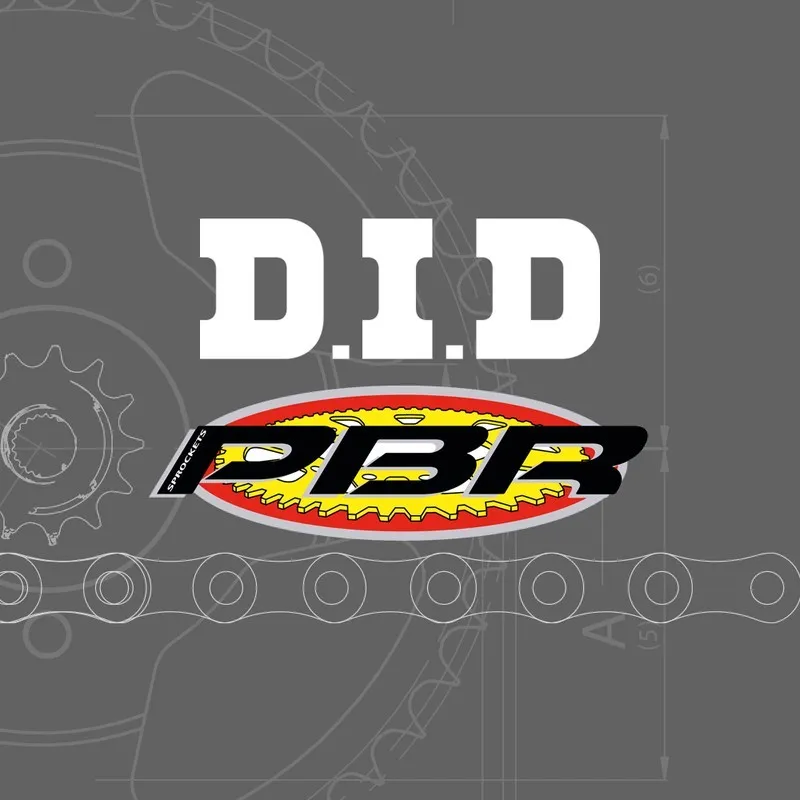 Kit chaîne DID/PBR 520ERT3 14/50 super renforcé - couronne ultra-light - piecemotoquad