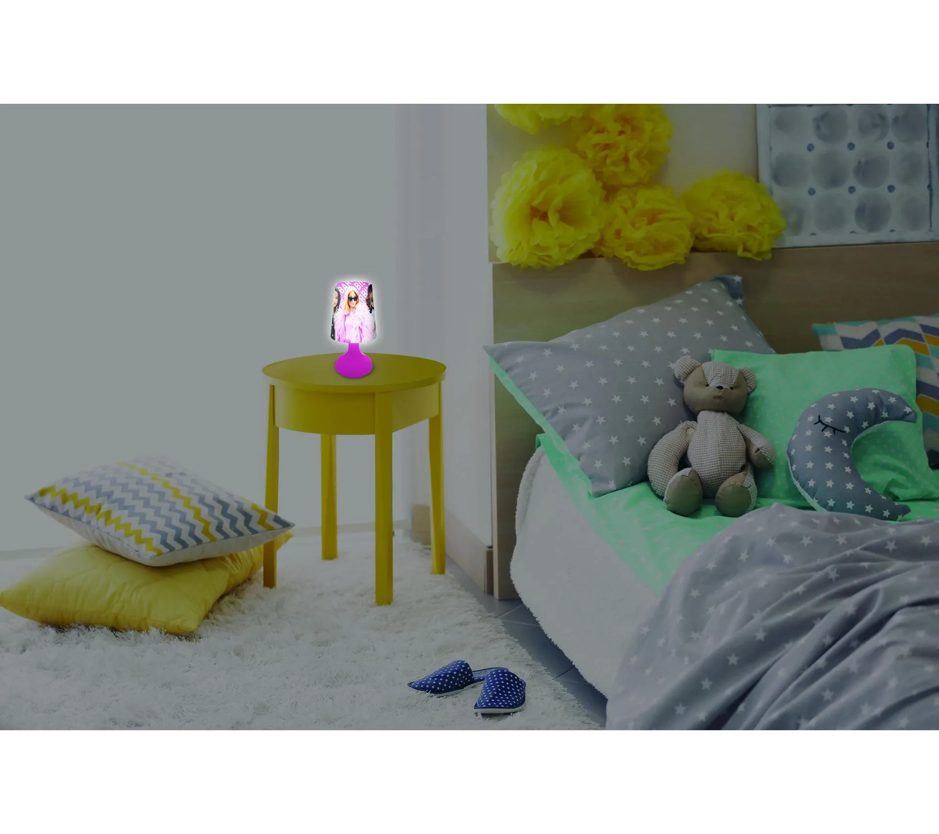 Mini Lampe De Chevet Veilleuse Sans Fil Barbie