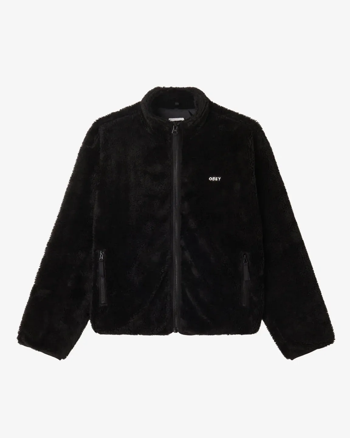 Obey - Icon Face Sherpa Jacket - Black