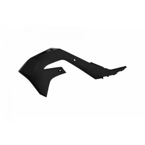 Ouïes De Radiateur Polisport Noir Kawasaki KX450 - Ouie de radiateur