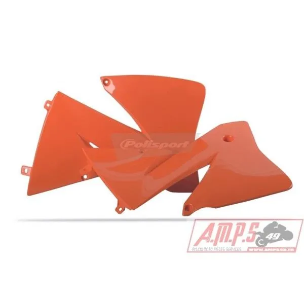 Ouïes de radiateur POLISPORT orange KTM