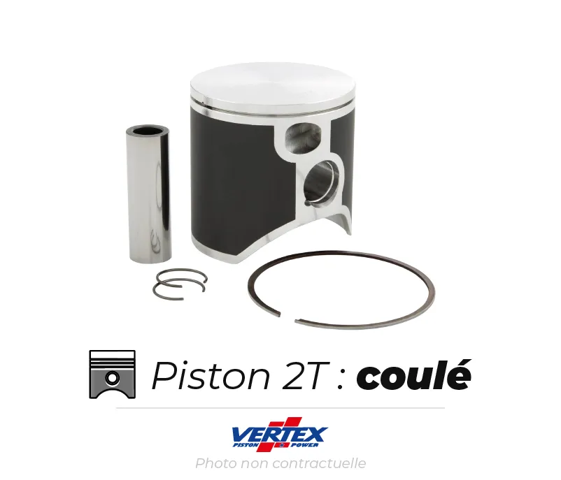 Piston Vertex coulé kx125 1992-93 53.98mm
