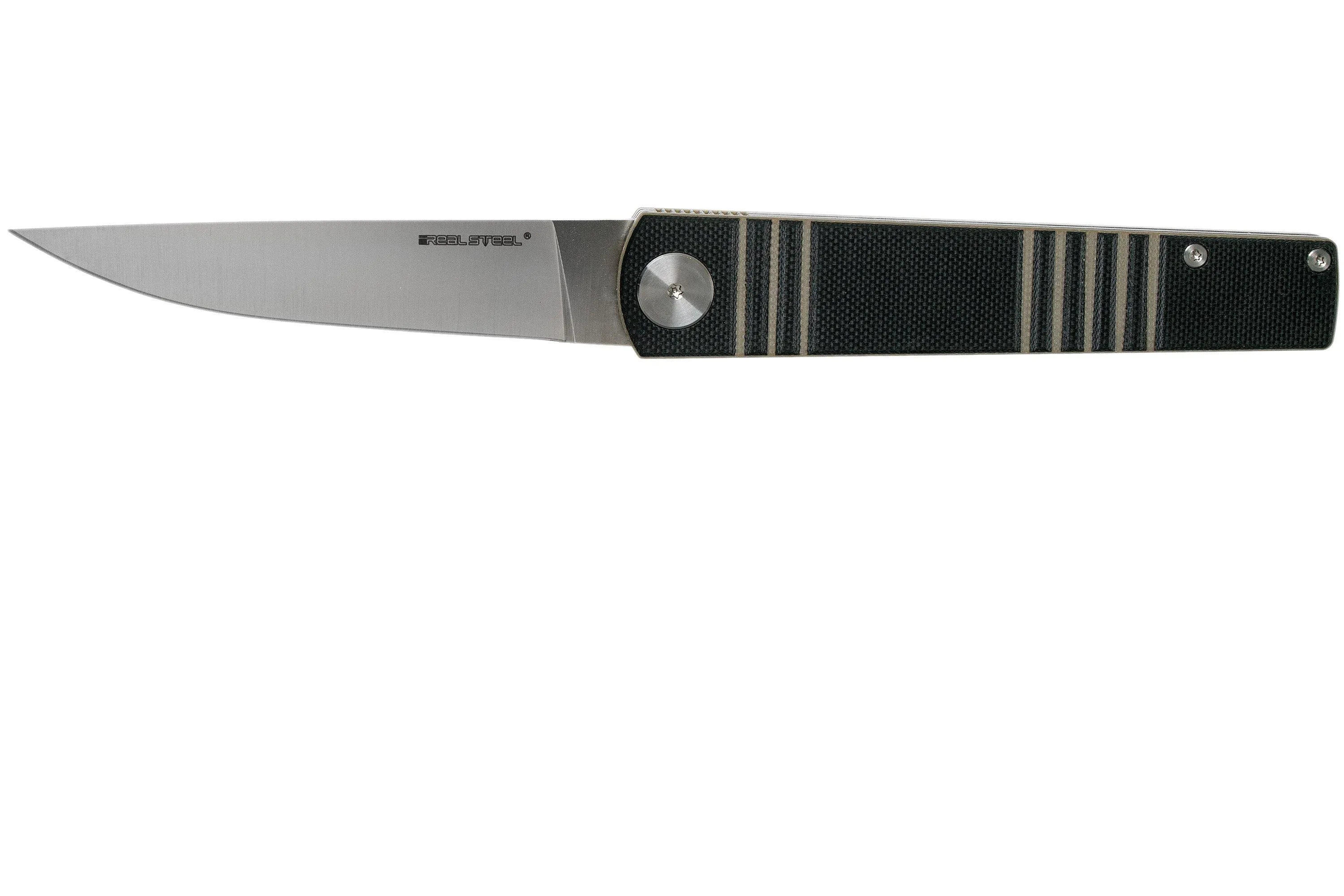 Real Steel Ippon 7241 Coyote G10 couteau de poche, Chad Los Banos design