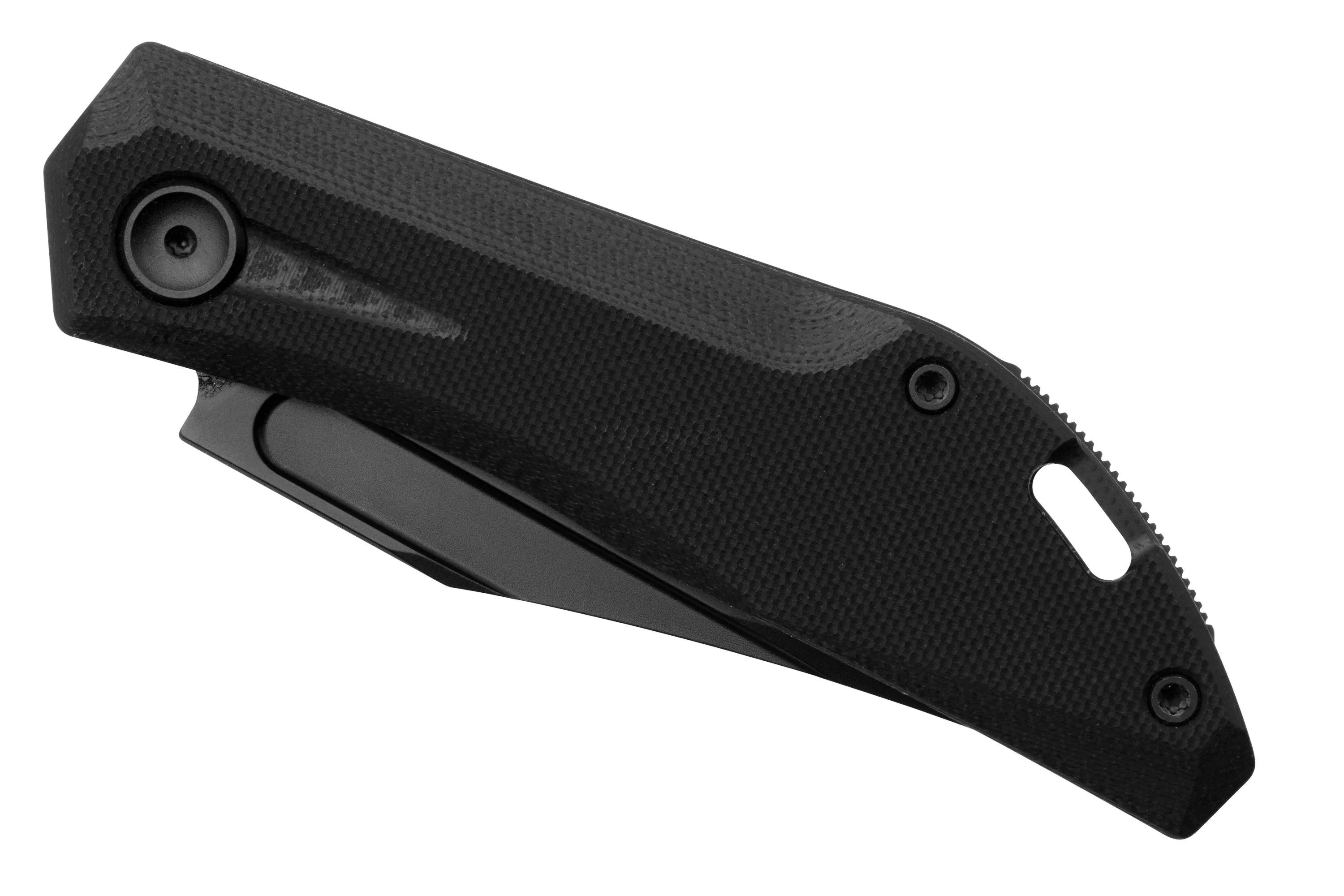 Real Steel Ventus Lite 7051BB Black D2, Black G10, couteau de poche