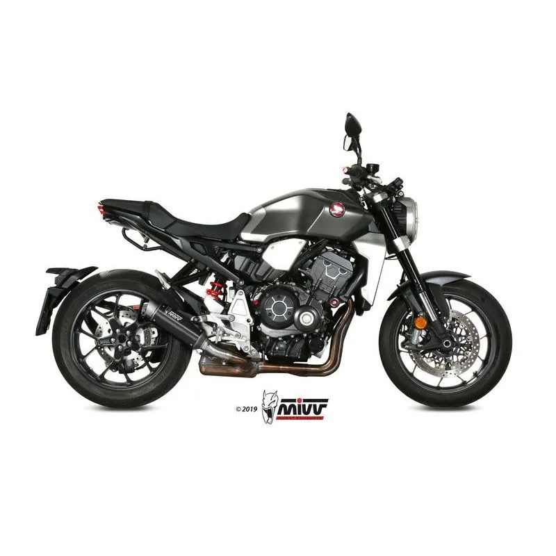 Silencieux MIVV GP Pro Steel Black/casquette inox Honda CB1000R - piecemotoquad