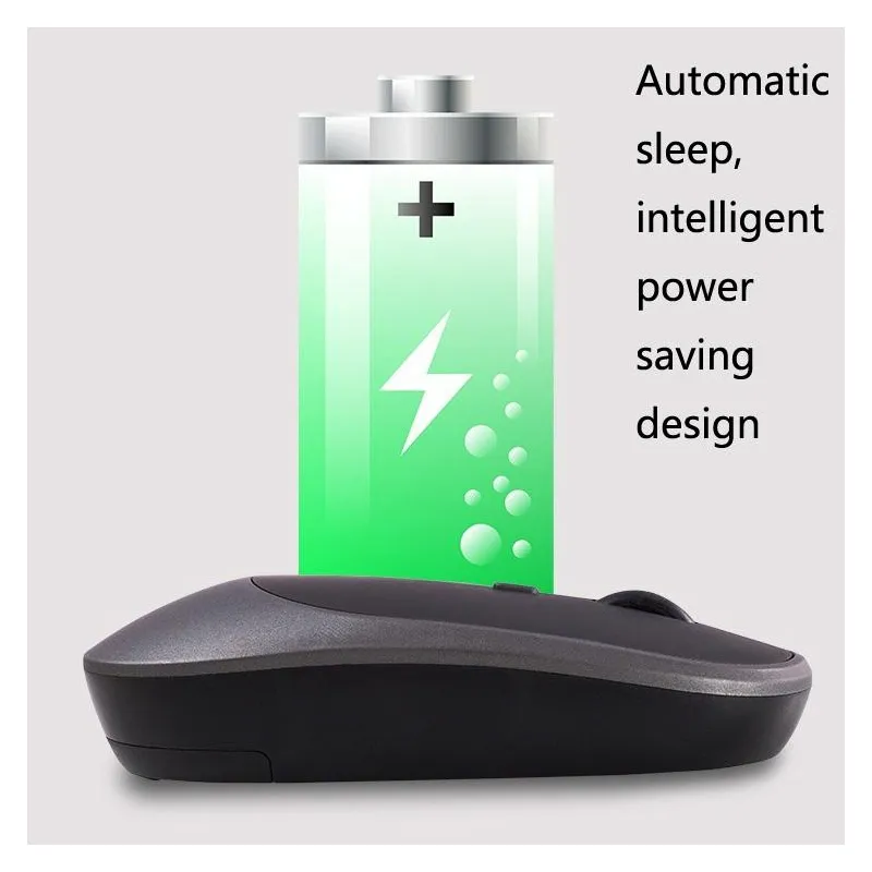 Souris Sans Fil 1600DPI Ergonomique Silencieuse Portable