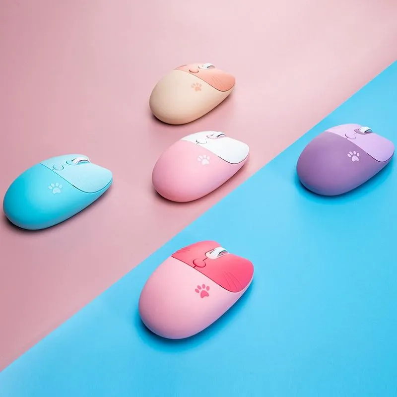 Souris Sans Fil Bluetooth Silencieuse 3 Boutons 1200DPI