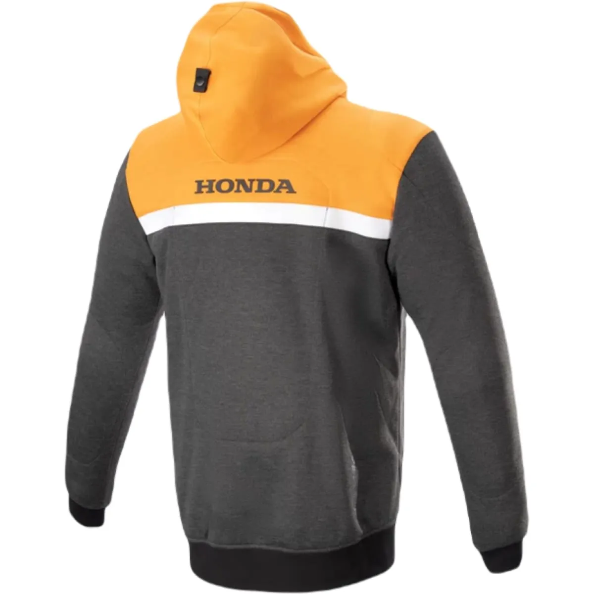 Sweat Alpinestars Honda Chrome Street Gris Orange - Blouson Moto Textile