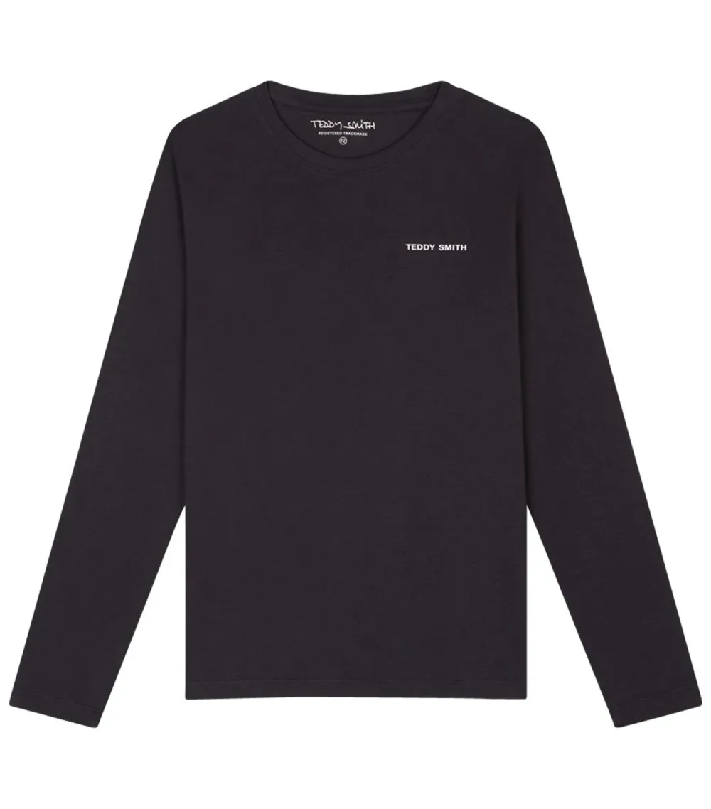 T-shirt col rond Junior Garçon Teddy Smith coton marine