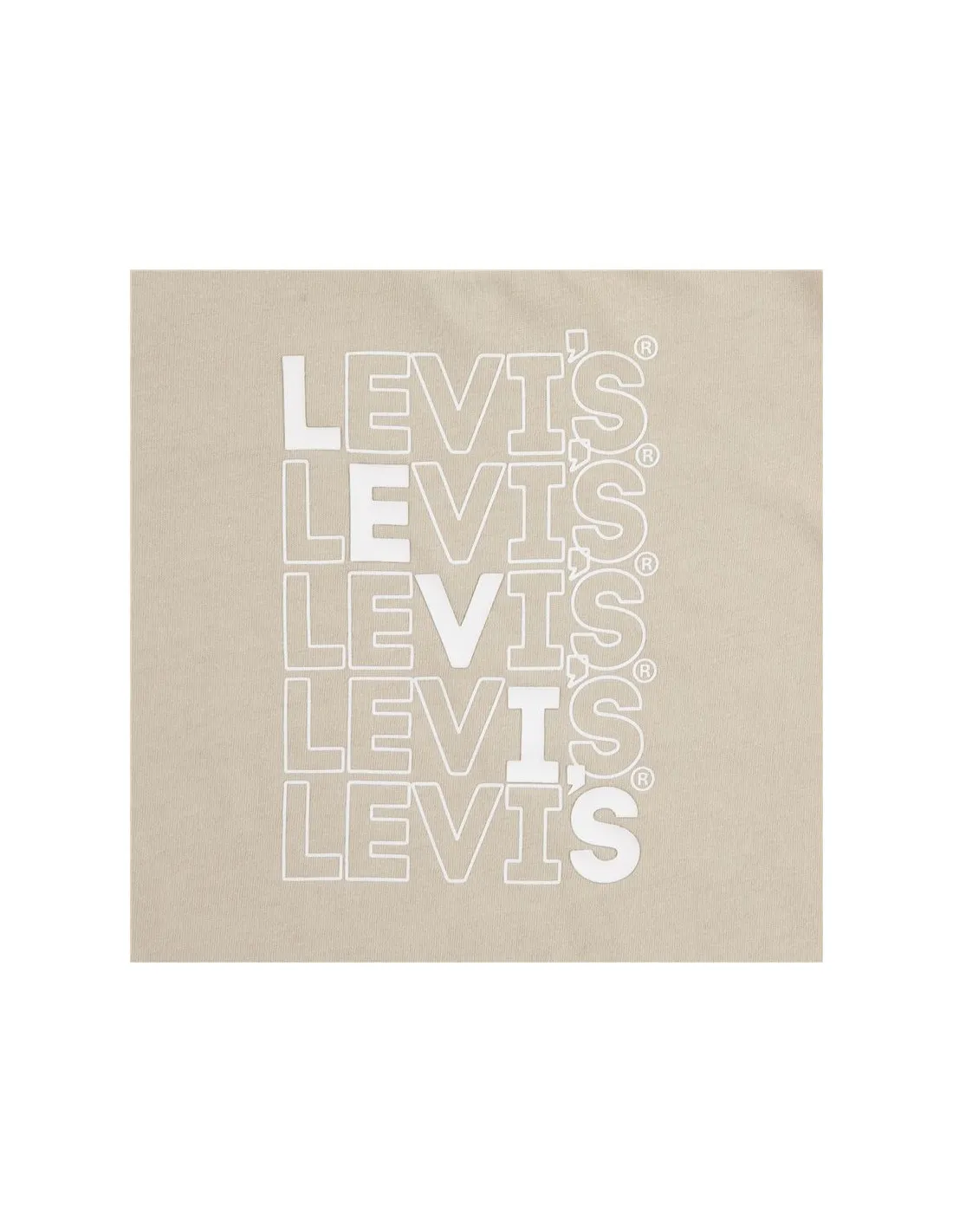 T-shirt Levi'S Loud Enfant Oxford Beige