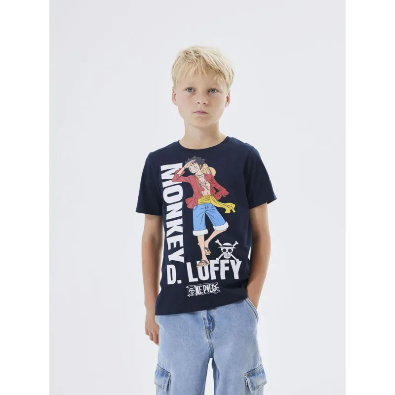 T-shirt logo fleurs lu blanc garçon - Teddy Smith | wimod