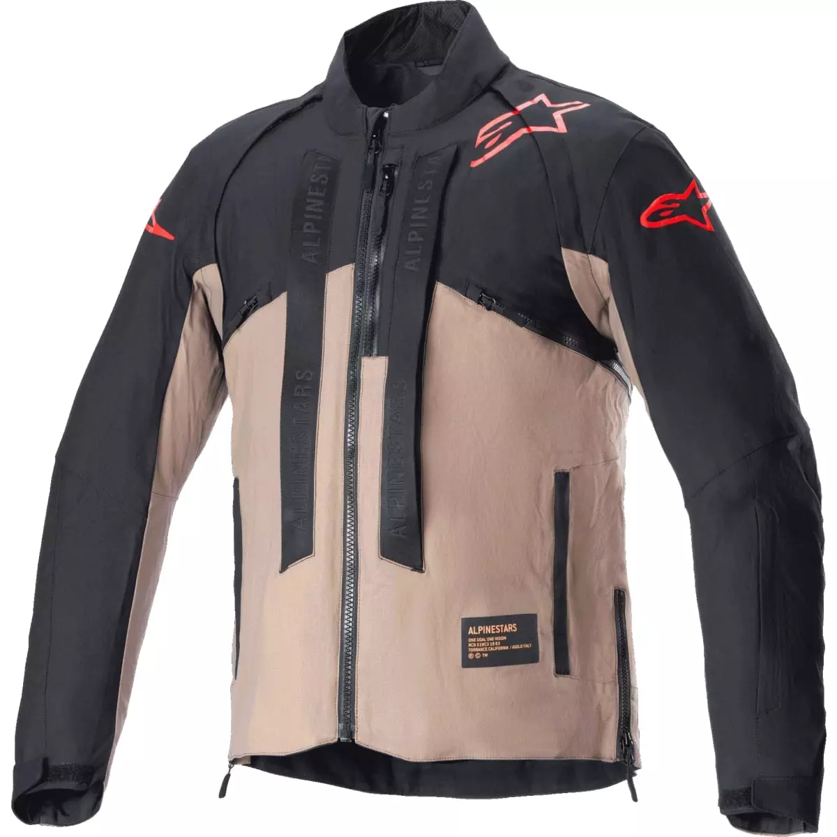 Veste enduro Alpinestars Techdura Noir Falcon Marron - Veste Moto Cross & Enduro