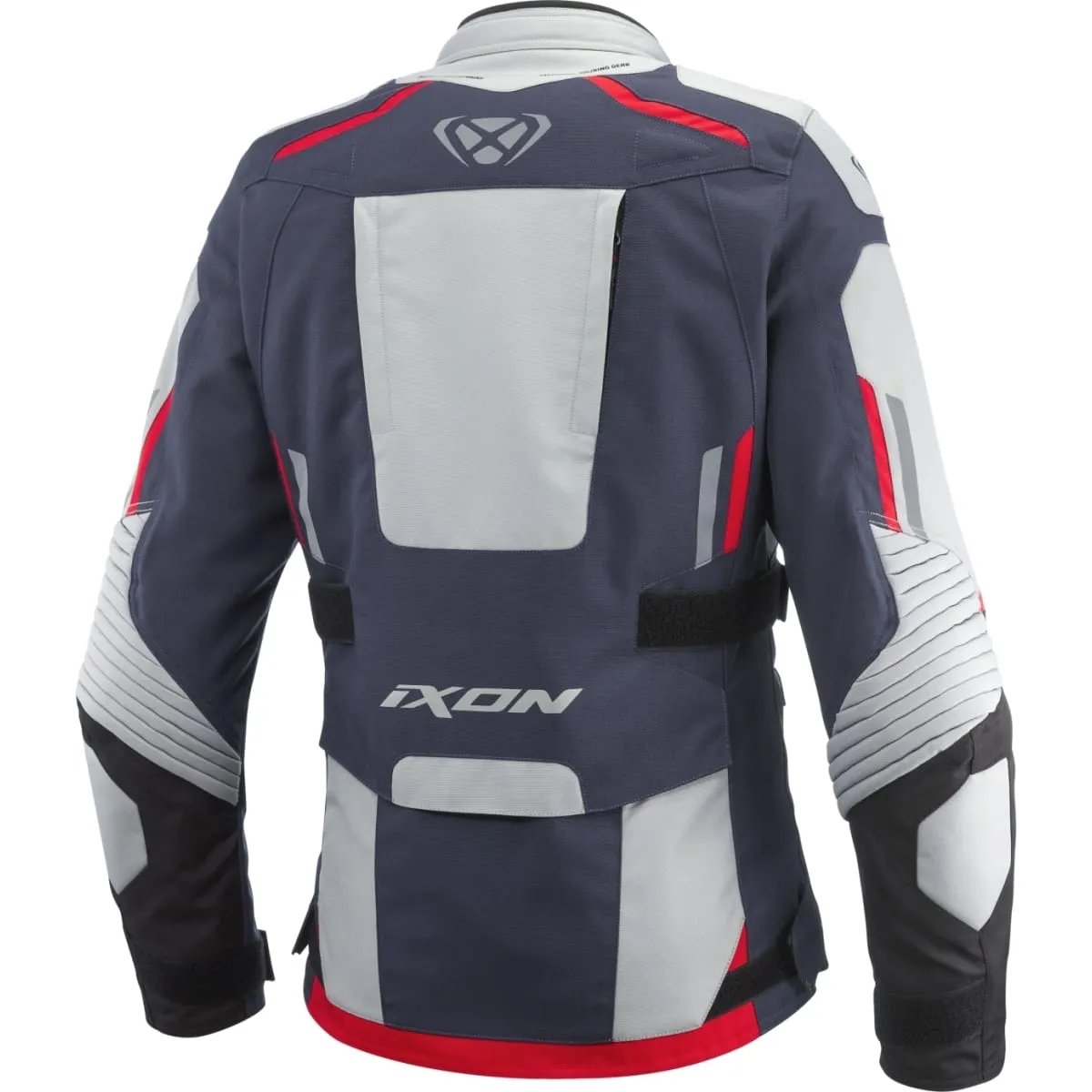 Veste Femme Ixon Midgard Lady Grege Navy Noir - Blouson moto textile femme