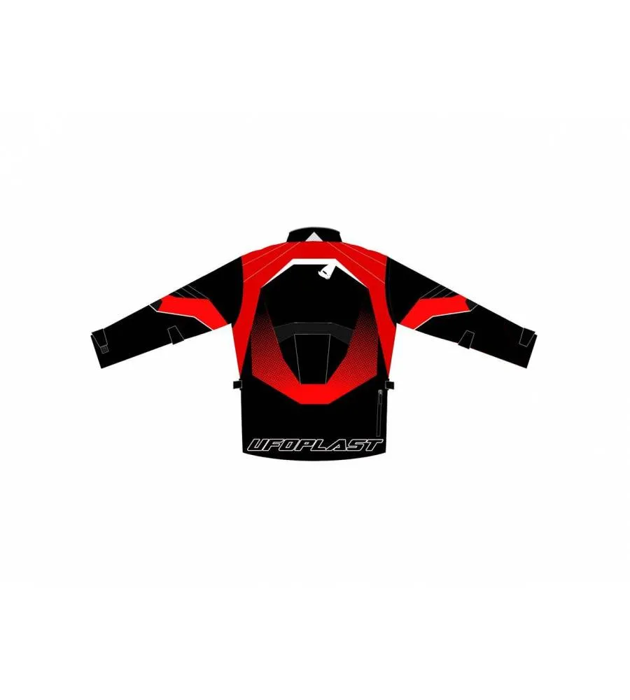 Veste UFO Enduro noir/rouge taille XL