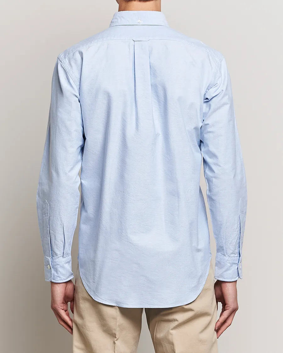 Vintage Ivy Oxford Button Down Shirt Light Blue